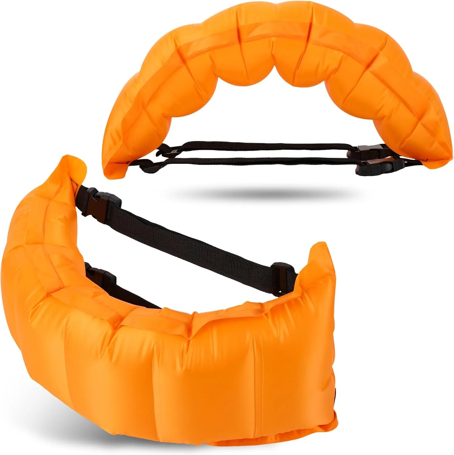Lewtemi 1 Pcs Inflatable Swim Belt Pool Flotation Portable Waist Floatation Aid for Adults Adjustable Floating Swimming Training Aid Waist Belt with Buckle and Rope for Swimming Beginner
