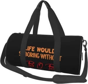 Life Would Be So Boring Without Bob Duffel Bag Gym Bag Travel Sports Tote Large Foldable Beach Swim Yoga8