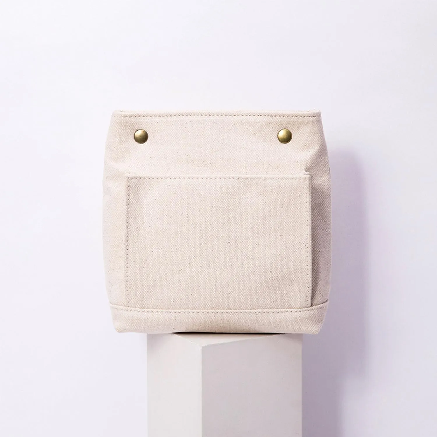Lightweight Handbag Organizers Insert with Multiple Pockets - Handbag Organizer for Storage and Organization, Cosmetic Bag, Cotton Canvas （XS, Beige）