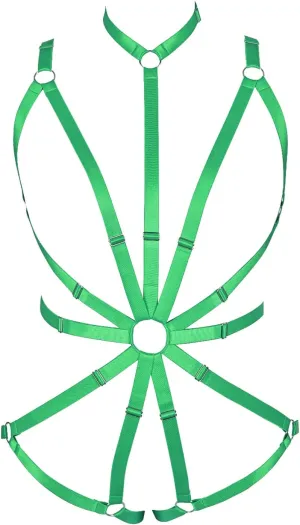 Lingerie cage set Full body harness for women Gothic Plus size Bra Festival Rave Large size Halloween Waist belts ​