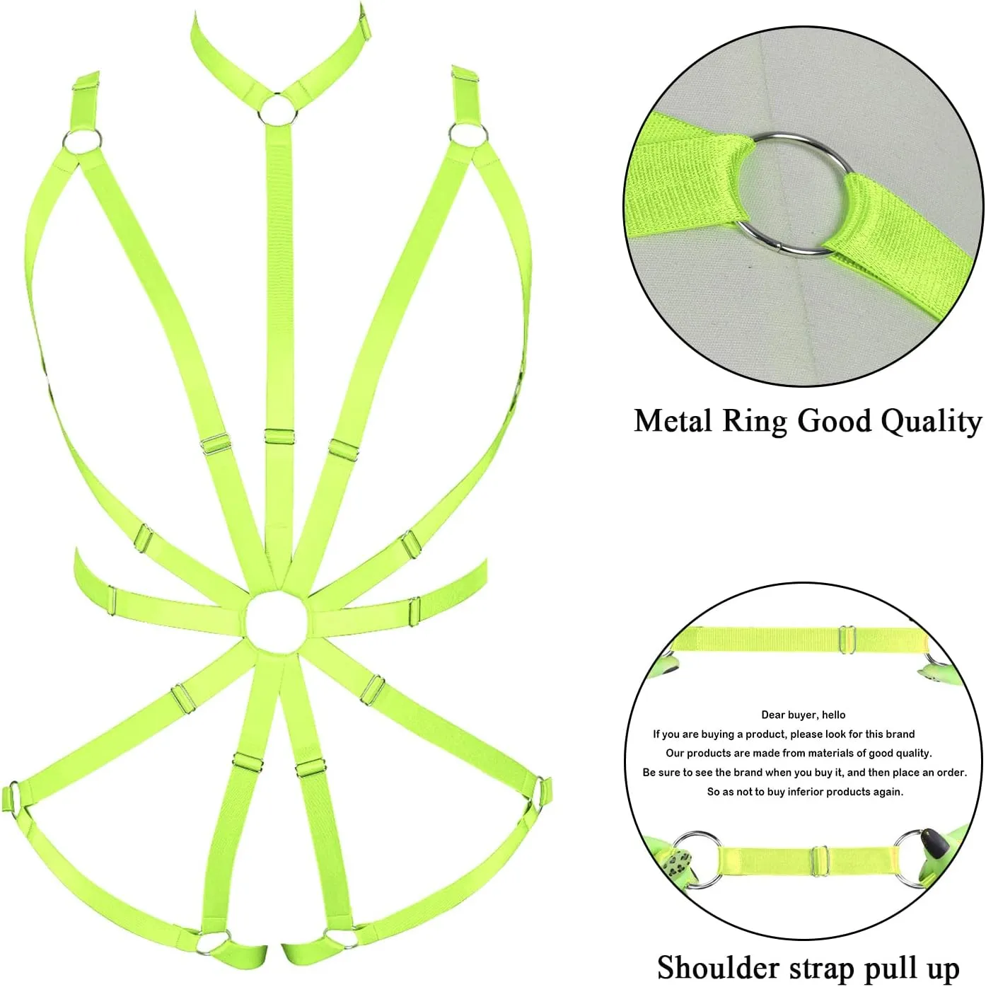 Lingerie cage set Full body harness for women Gothic Plus size Bra Festival Rave Large size Halloween Waist belts ​