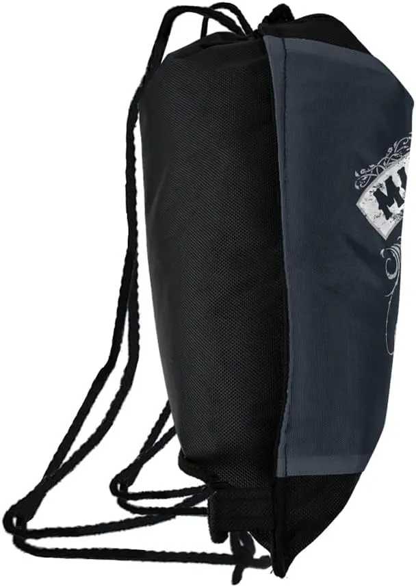 LOGOVISION Lord of The Rings Minas Tirith Drawstring Backpack Sports Bag Sackpack 17" x 13", Perfect for Gym, Yoga or Practice