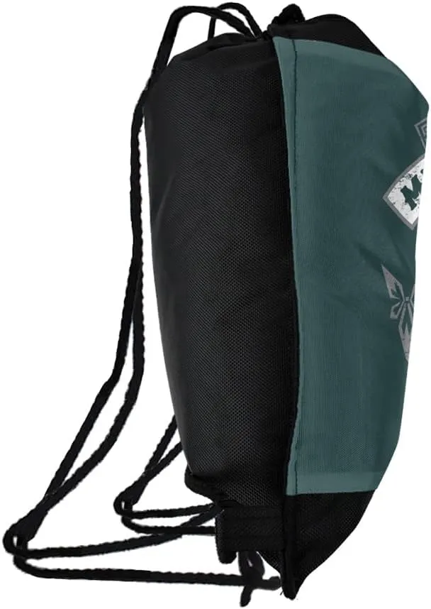 LOGOVISION Lord of The Rings Mines of Moria Drawstring Backpack Sports Bag Sackpack 17" x 13", Perfect for Gym, Yoga or Practice