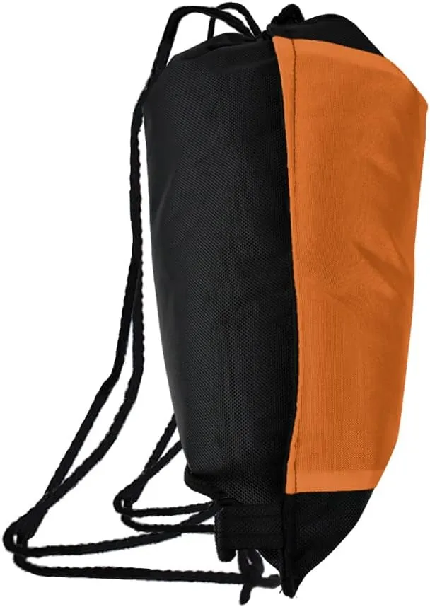 LOGOVISION Sesame Street Snuffleupagus Face Drawstring Backpack Sports Bag Sackpack 17" x 13", Perfect for Gym, Yoga or Practice