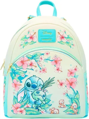 Loungefly Disney Stitch Floral Mini Backpack NONE