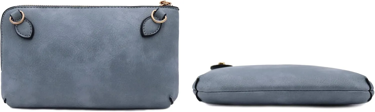 LOVESOME Women's Small Crossbody Bag Wristlet Clutch