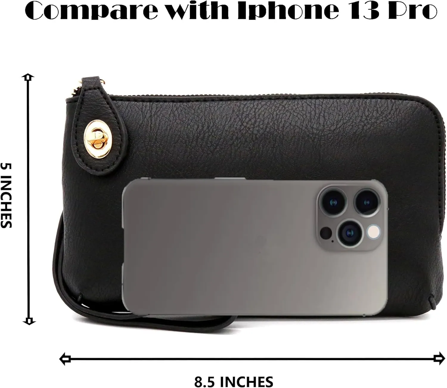 LOVESOME Women's Small Crossbody Bag Wristlet Clutch