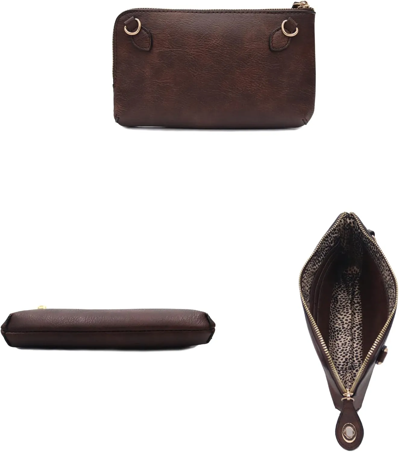 LOVESOME Women's Small Crossbody Bag Wristlet Clutch
