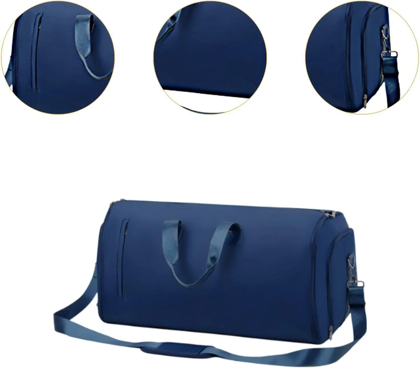 Luggage Bag Extra Large Suit Bag for Backpacking for Men Women Holiday Camping, Dark Blue