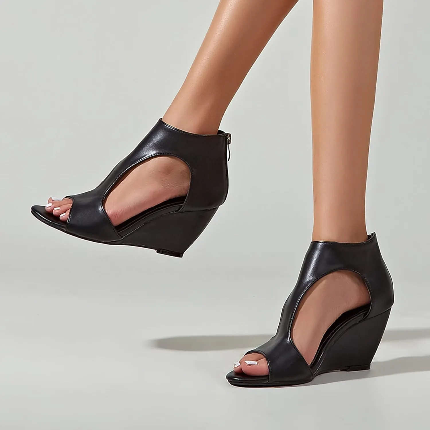 Luxury Customized Luxury Designer Sandals Women and Women Fashion High Heel Sandals Women Comfort Wrap Around Sandals for Women (Black, 9)