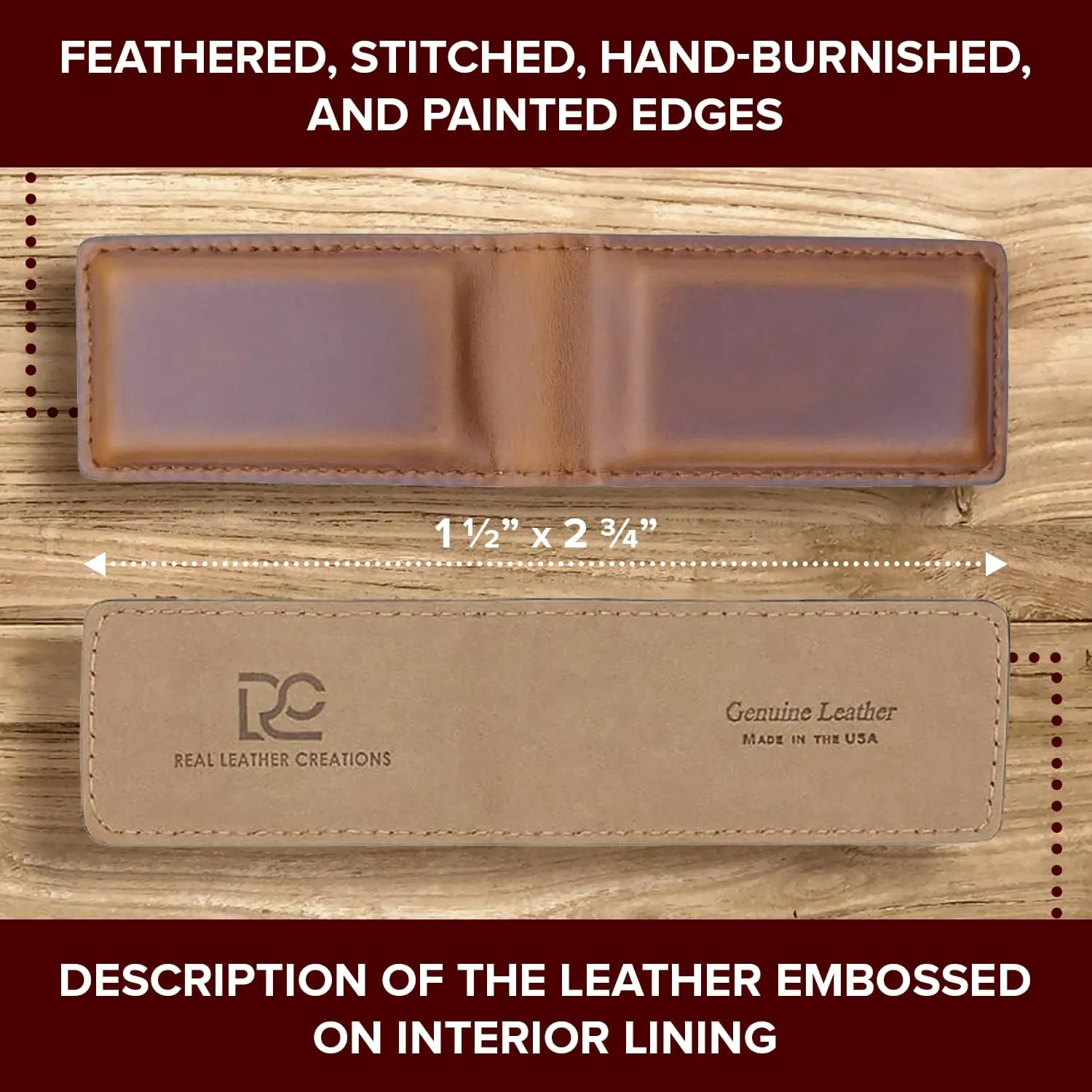 Magnetic Money Clip for Men - Genuine Leather, Slim Design Holds 10 to 12 Bills