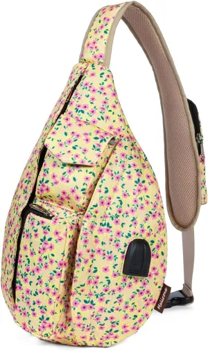 Malirona Sling Bag for Women Sling Backpack Hiking Daypack Multipurpose Crossbody Chest Bag