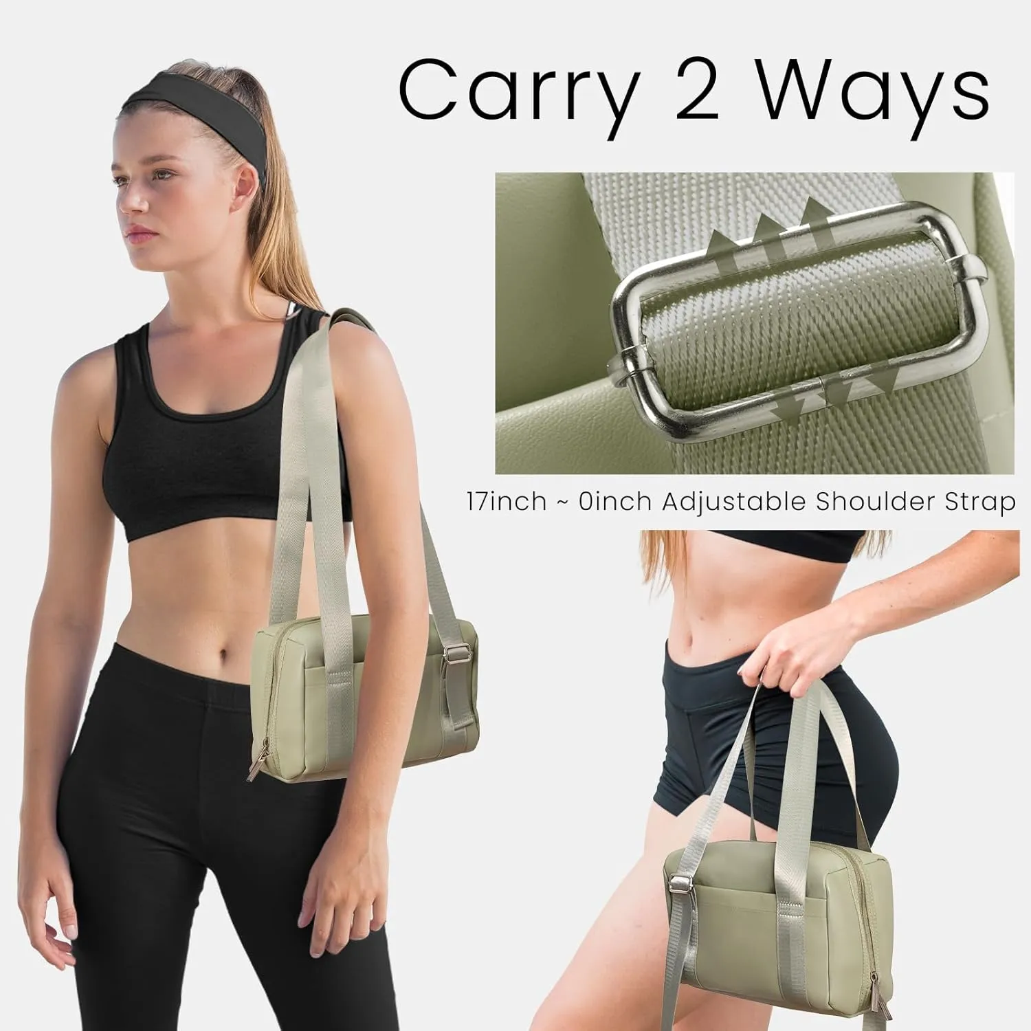 MAMONA Mini Gym Bag for Women - Small Lightweight Carry On Duffle Bag Waterproof Small Gym Bag for Workout, Yoga, Fitness