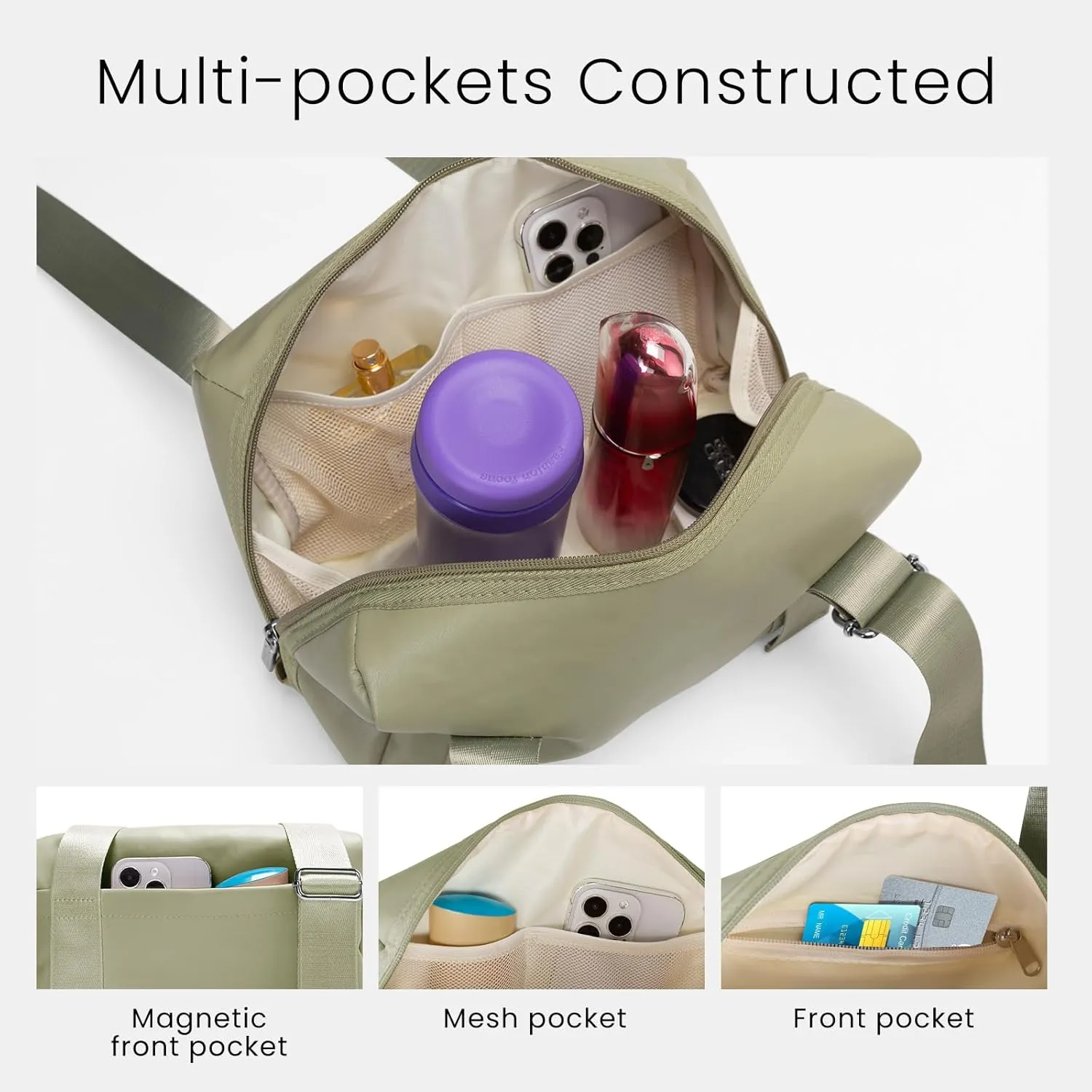 MAMONA Mini Gym Bag for Women - Small Lightweight Carry On Duffle Bag Waterproof Small Gym Bag for Workout, Yoga, Fitness