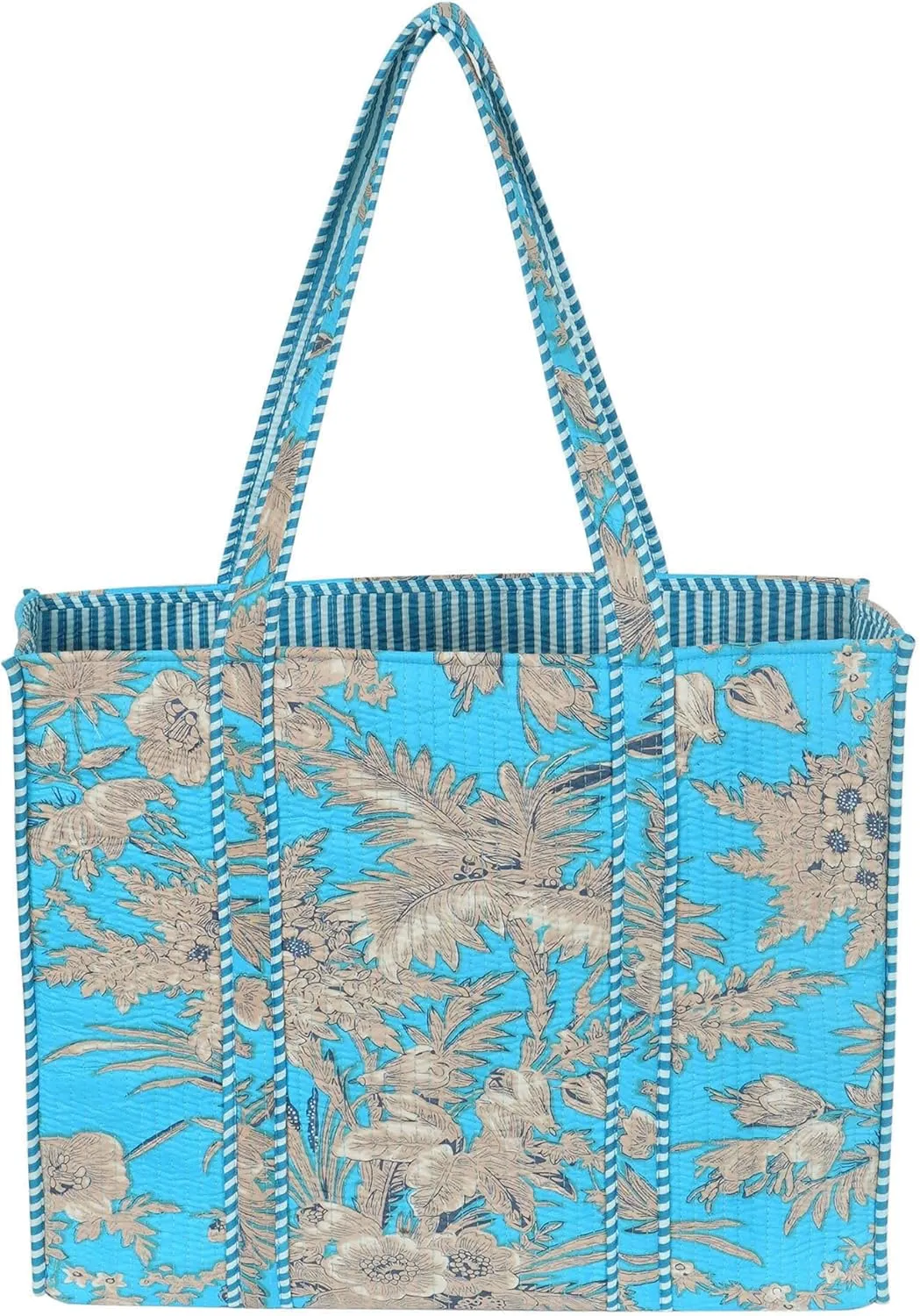 Marubhumi Women Lightweight Travel Bag Purse Cotton Shoulder Tote Bag For Shopping Grocery & Beach Bag