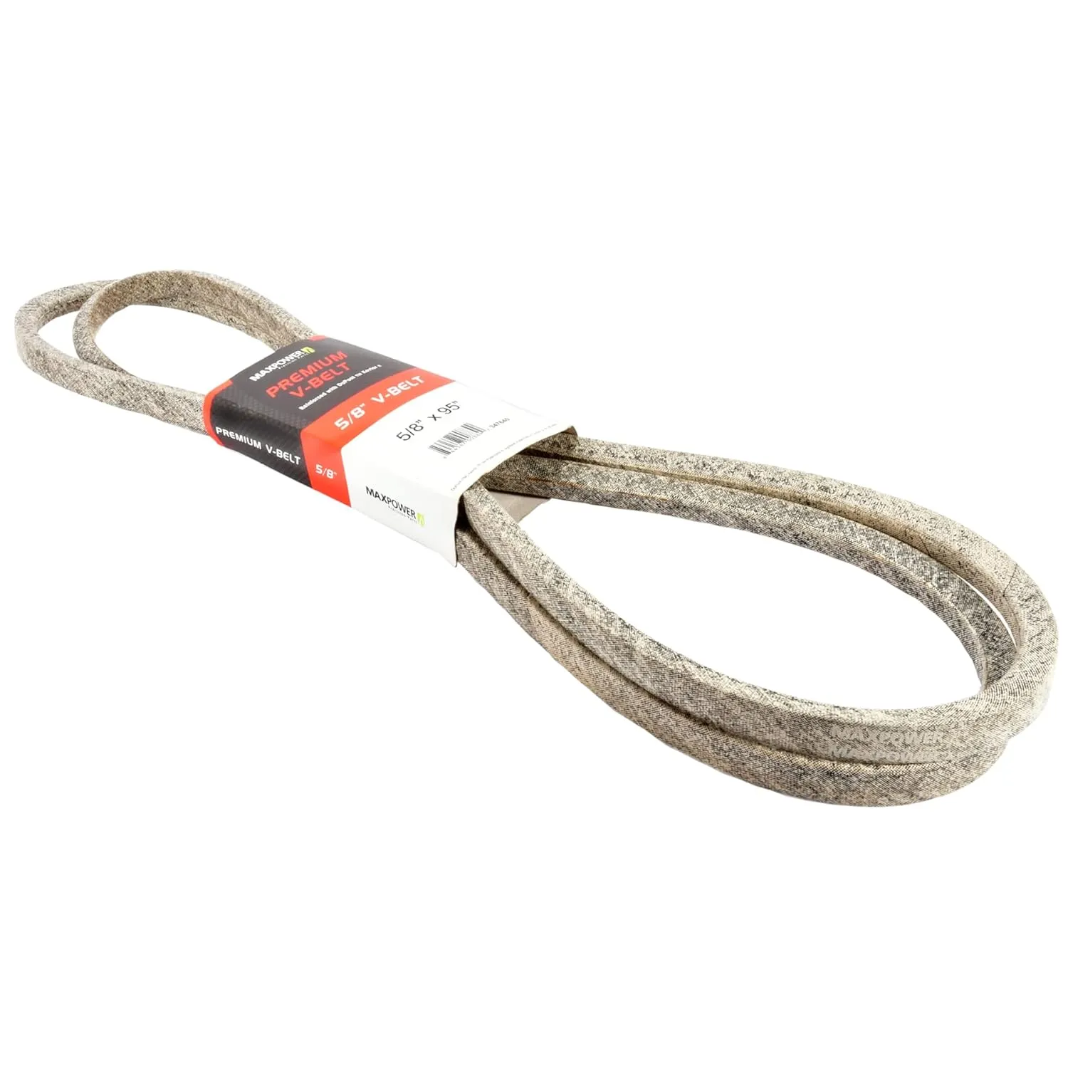 Maxpower 347640 Premium Belt Reinforced with Kevlar Fiber Cords, 5/8" x 95"