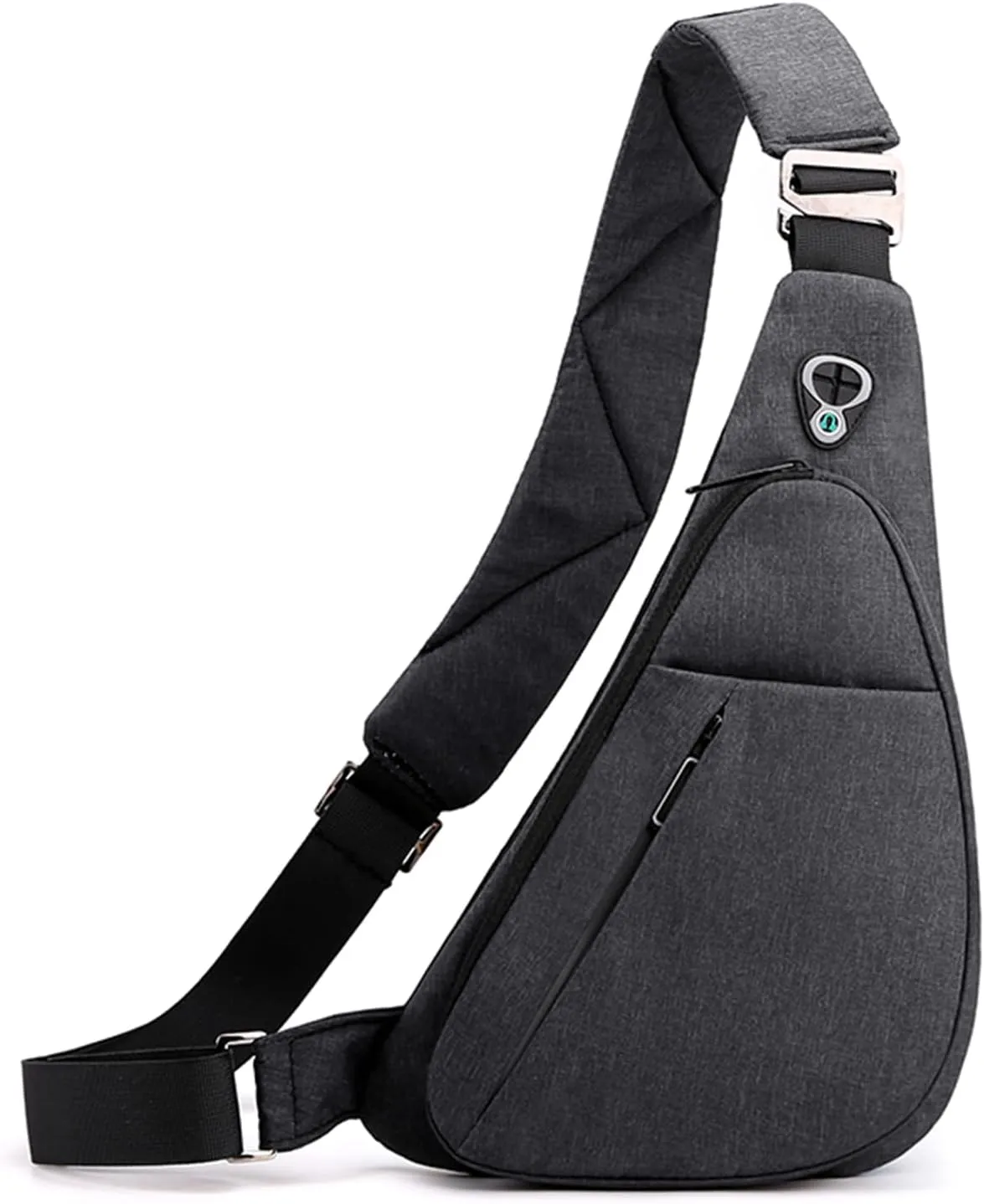 MAXTOP Anti Theft Crossbody Travel Bag for Men Women Slim Sling Shoulder Bag with Adjustable Strap
