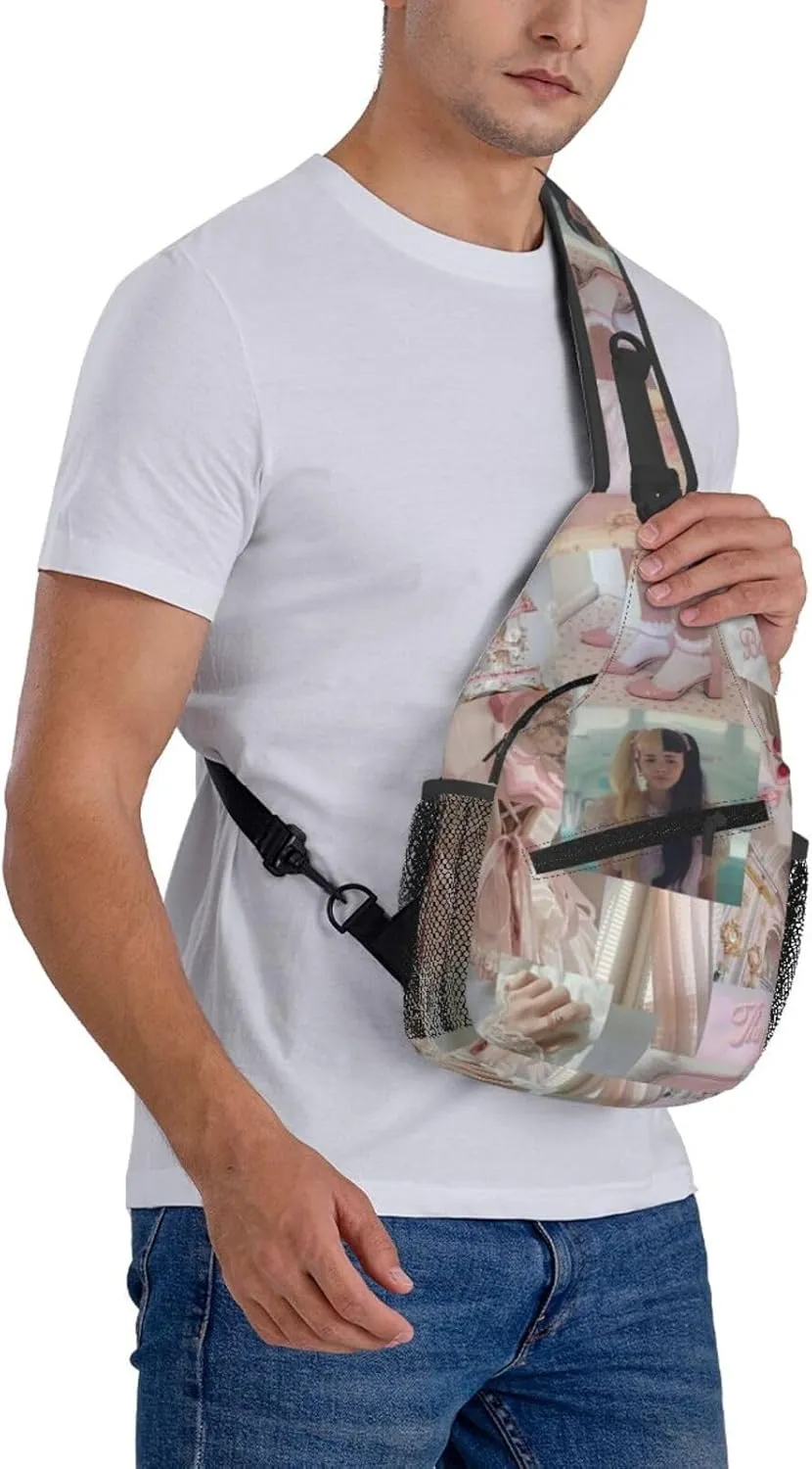 Mela-nie Martinez Crossbody Sling Backpack Sling Bag Multipurpose Travel Hiking Chest Bag Daypack One Size