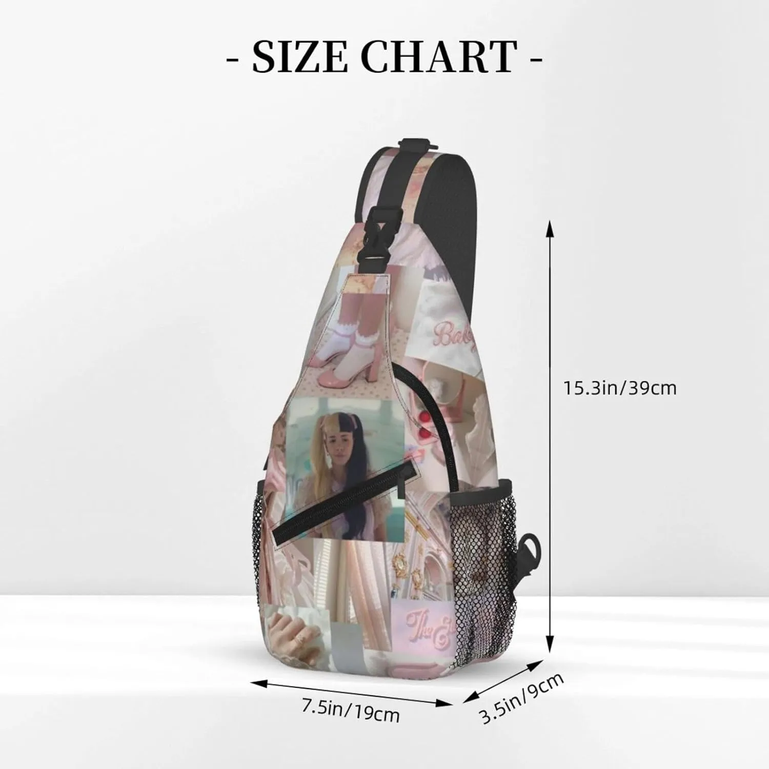 Mela-nie Martinez Crossbody Sling Backpack Sling Bag Multipurpose Travel Hiking Chest Bag Daypack One Size