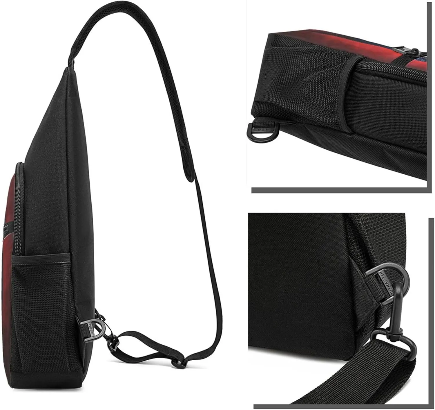 Men Women Chest Sling Bag Diagonally, Darth Lightsaber Vader Adjustable Casual shoulder crossbody bag for Outdoor Cycling Travel Hiking Daypack