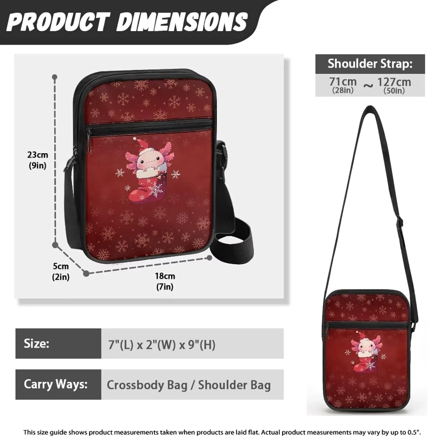 Messenger Bag for Women Crossbody Cell Phone Purse Small Shoulder Pouch for Outdoor