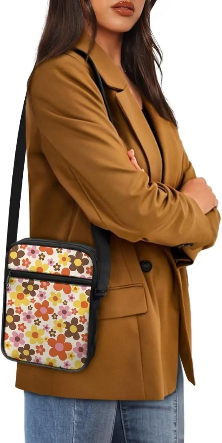 Messenger Bag for Women Crossbody Small Cell Phone Purse Wallet for Outdoors Travel