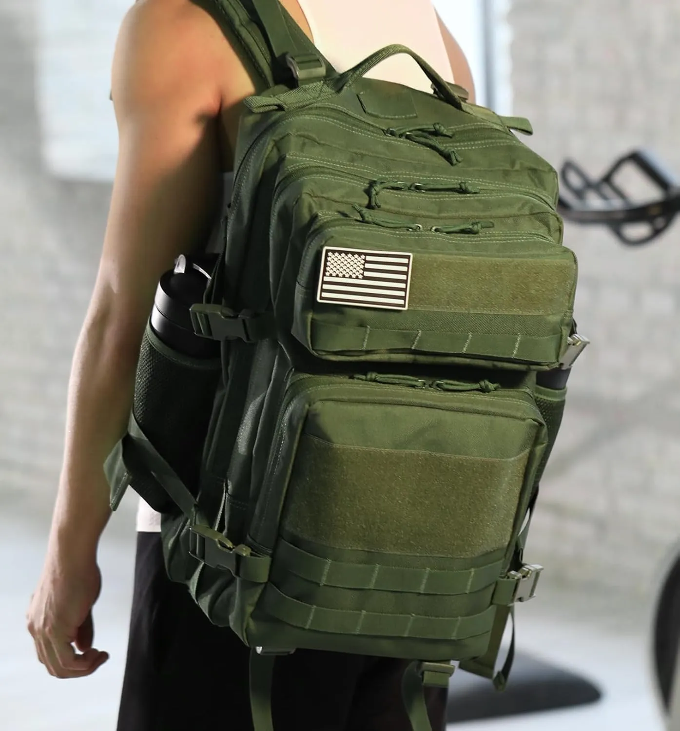 Military Tactical Backpack for Men 45L Molle Army 3 Days Assault Pack Bug Out Bag Water Resistant