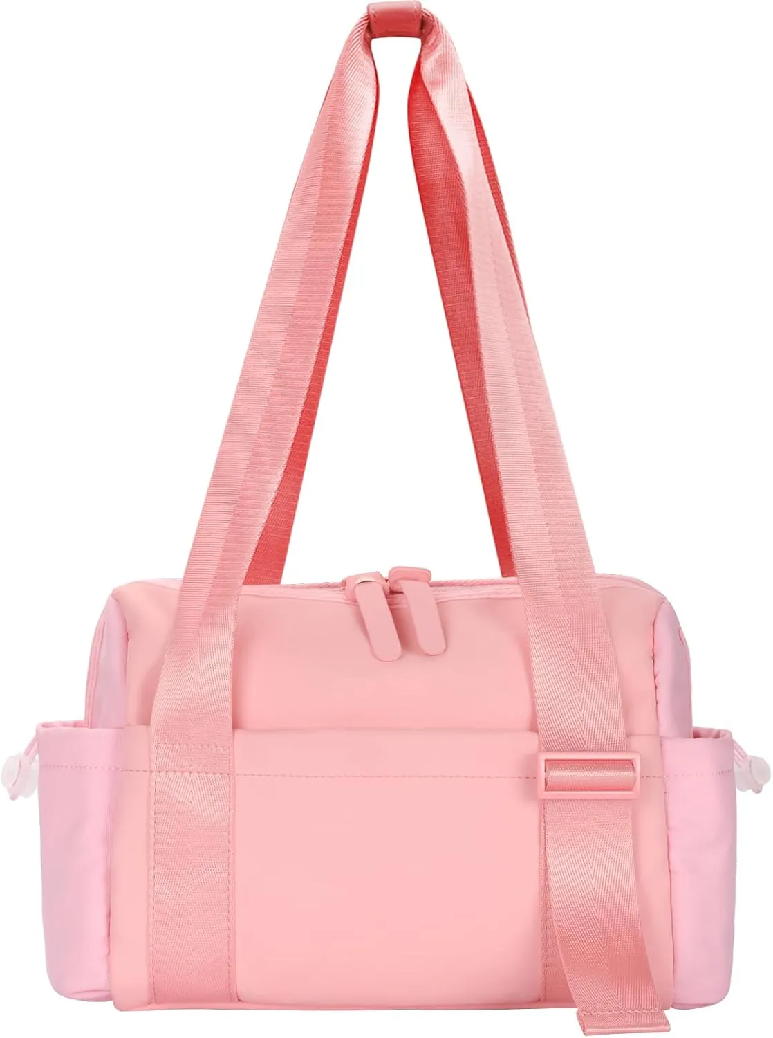 Mini Gym Bag for Women, Small Gym Bag Gym Tote Bag Waterproof Travel Duffel Bag with Wet Compartment, Cute Sports Bag Suitable for Traveling on Weekends (Pink)