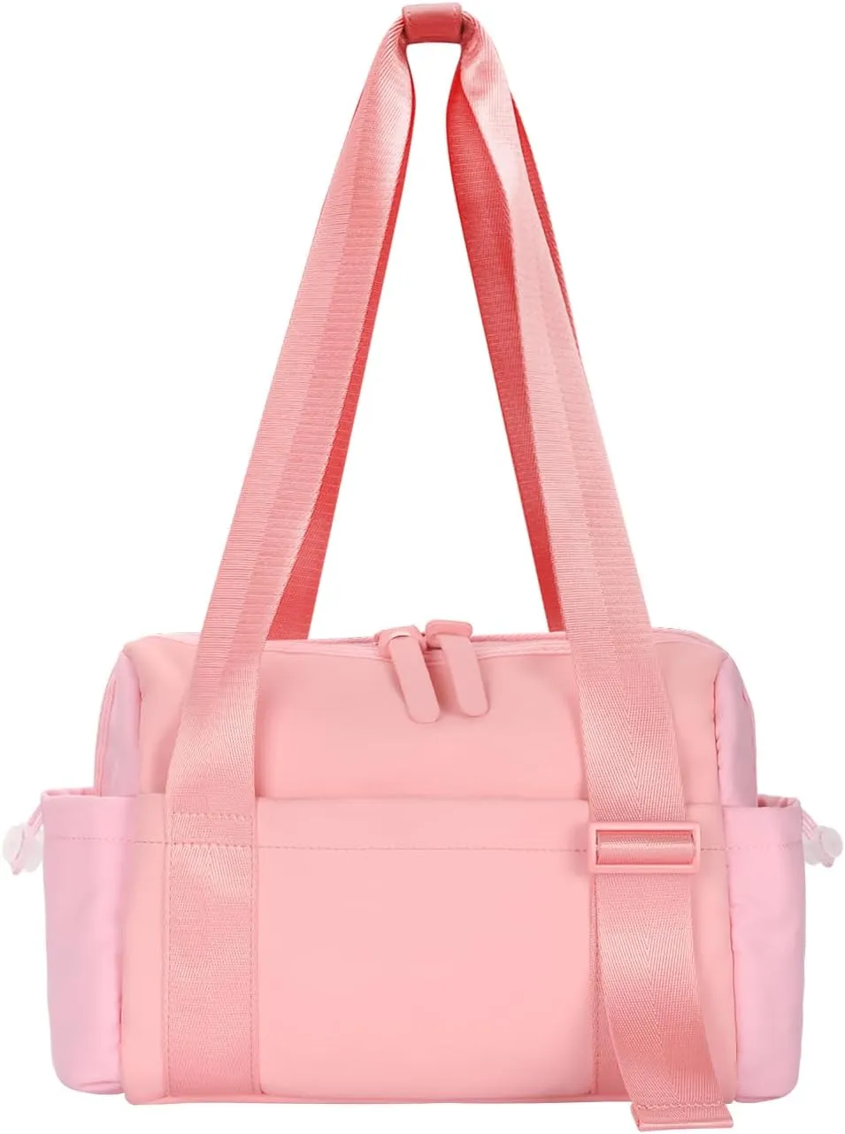 Mini Gym Bag for Women, Small Gym Bag Gym Tote Bag Waterproof Travel Duffel Bag with Wet Compartment, Cute Sports Bag Suitable for Traveling on Weekends (Pink)