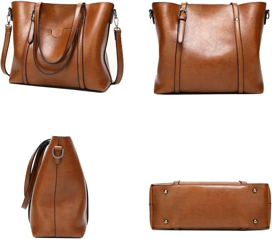 MINTEGRA Tote Bag for Women's Shoulder Bags Work Soft Large Handbags with Zipper for Ladies Crossbody for Women