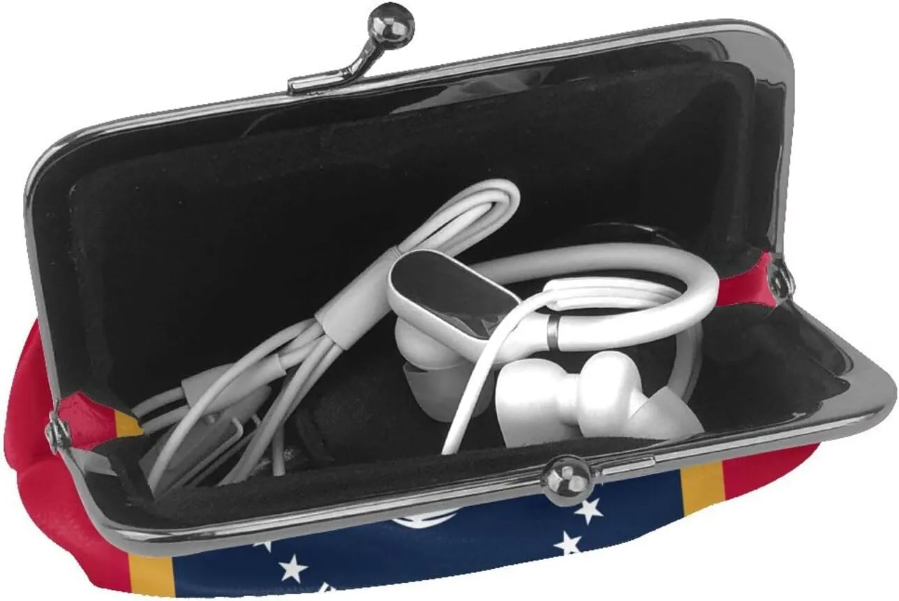 Mississippi State Flag Coin Purses, Change Purse Wallets, For Festivals And Special Occasions