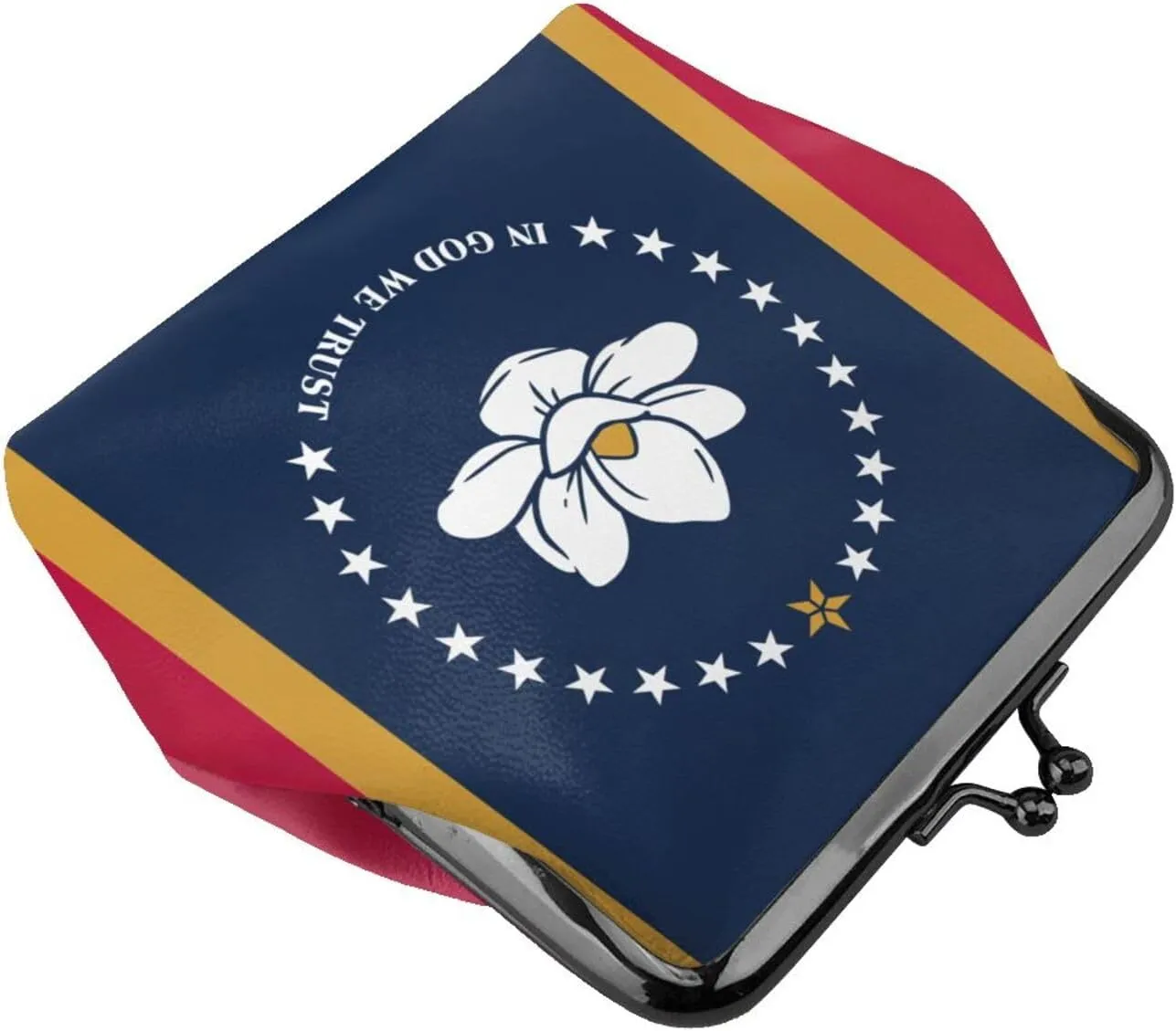 Mississippi State Flag Coin Purses, Change Purse Wallets, For Festivals And Special Occasions