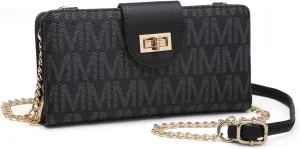 MKP COLLECTION Women Fashion Small Crossbody Shoulder Bag Cell Phone Zip Wallet Purse and Handbags Clutch Credit Card Holder with Chain Strap