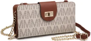 MKP COLLECTION Women Fashion Small Crossbody Shoulder Bag Cell Phone Zip Wallet Purse and Handbags Clutch Credit Card Holder with Chain Strap
