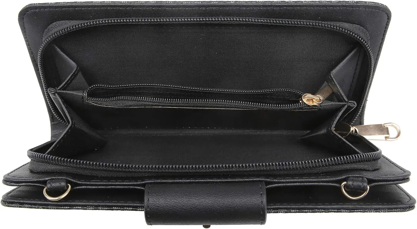 MKP COLLECTION Women Fashion Small Crossbody Shoulder Bag Cell Phone Zip Wallet Purse and Handbags Clutch Credit Card Holder with Chain Strap