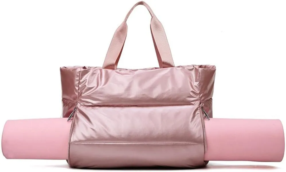 Molodo Gym Bag for Women, Travel Tote Waterproof Puffer Duffle for Yoga Sports Vacation 2024