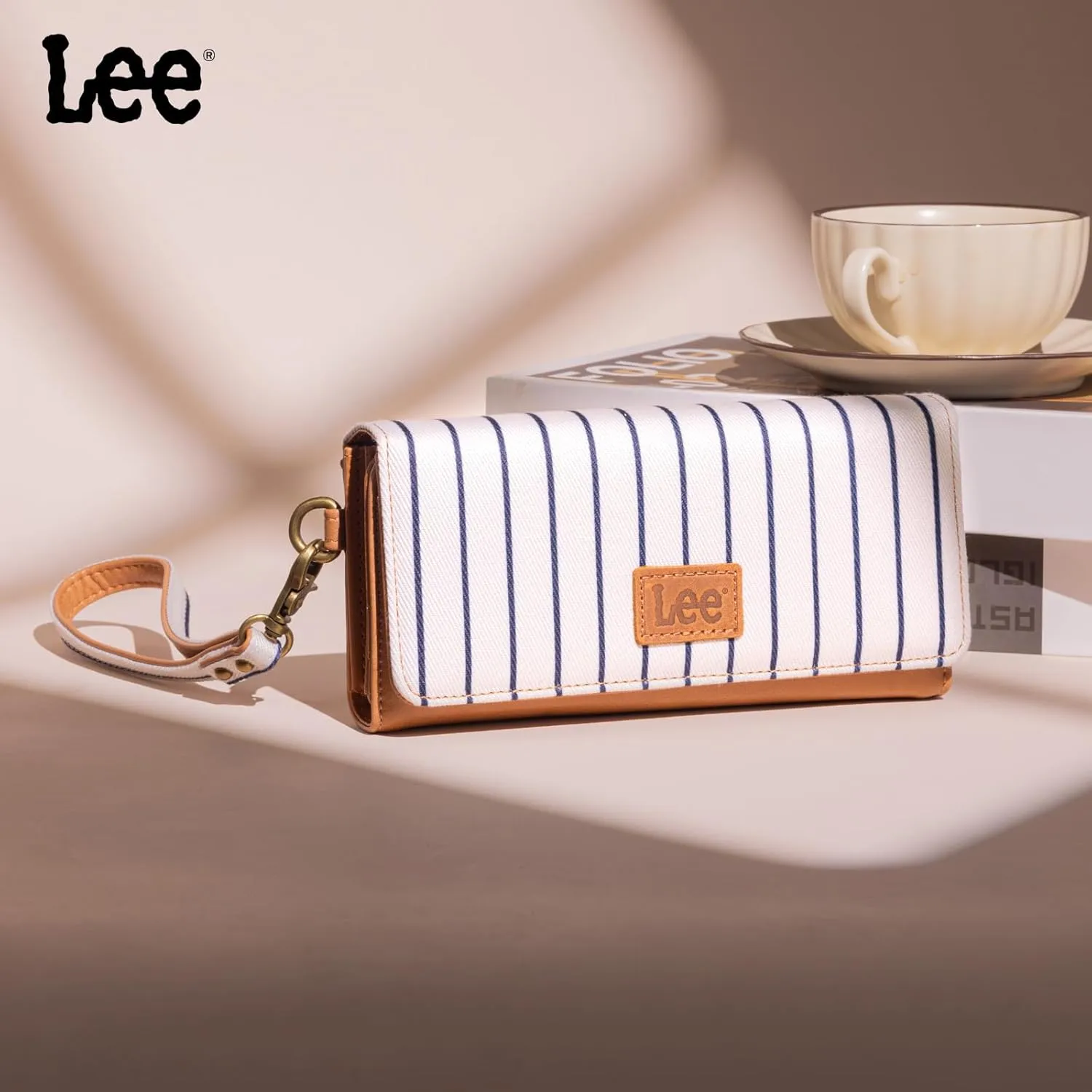 Montana West × Lee Trifold Womens Wallets RFID Blocking Long Wallet Card Holder Clutch Wristlet for WomenG