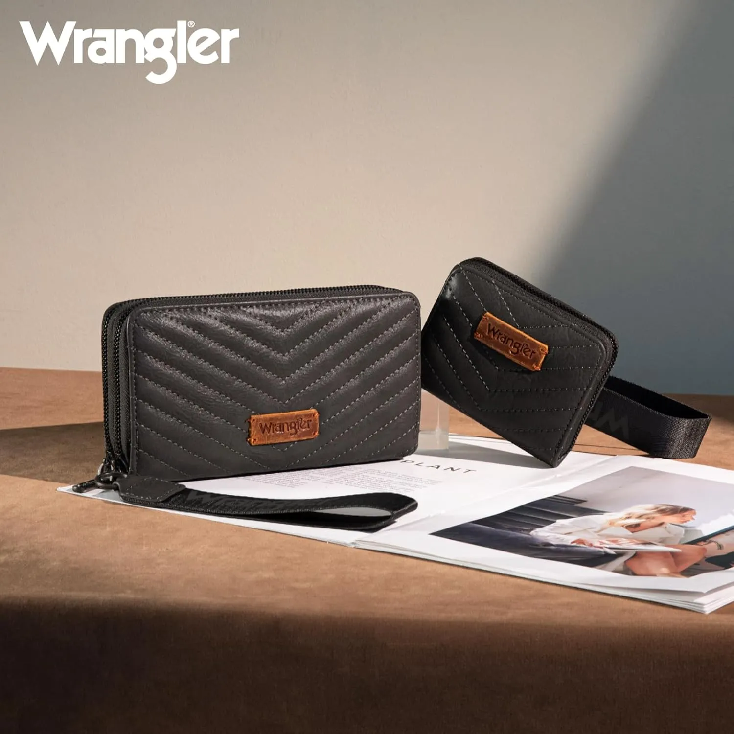 Montana West X Wrangler Rfid Wristlet Wallets for Women Clutch & Wallet Sets Gifts Birthday Anniversary