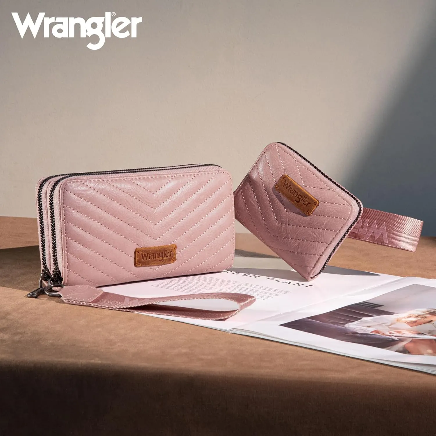 Montana West X Wrangler Rfid Wristlet Wallets for Women Clutch & Wallet Sets Gifts Birthday Anniversary