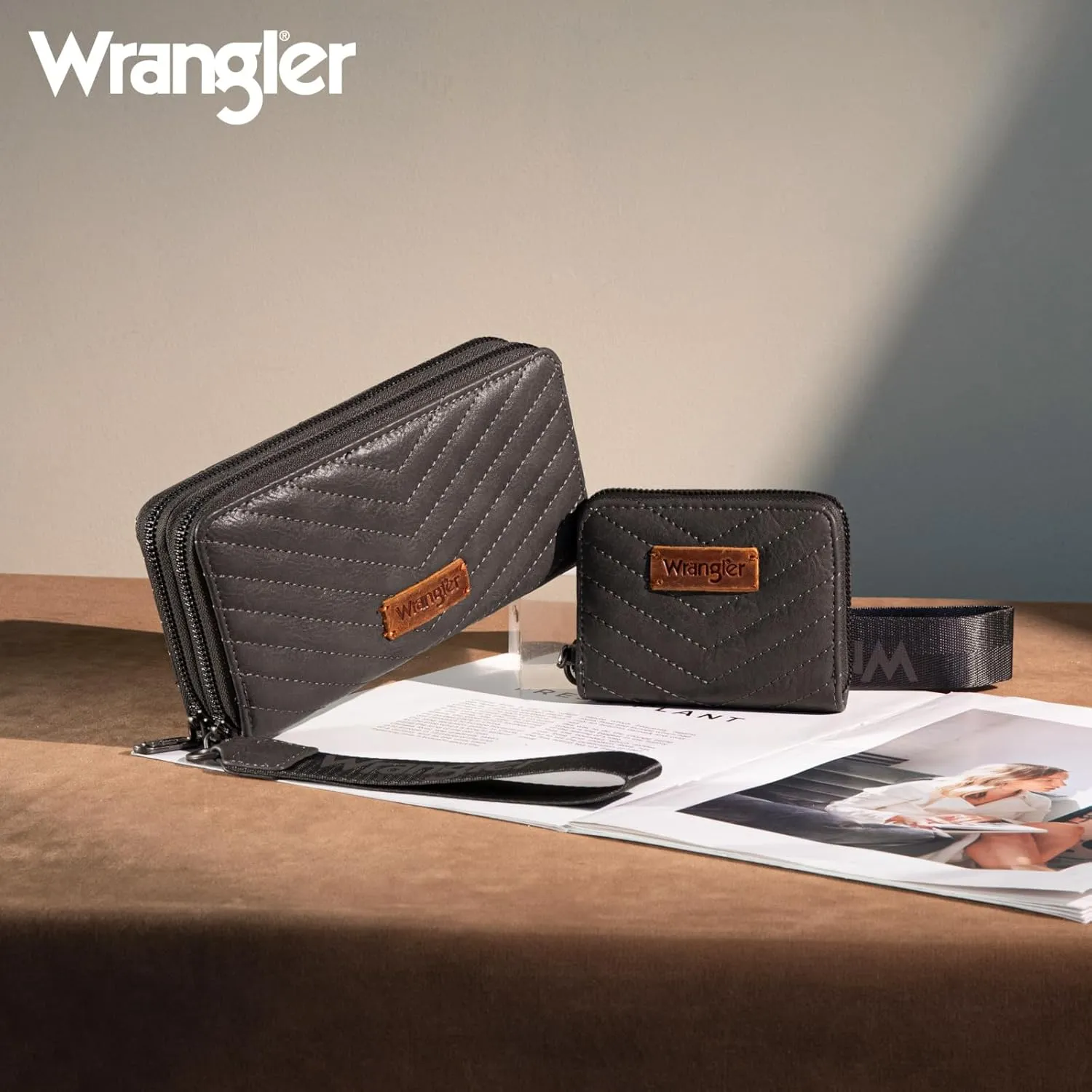 Montana West X Wrangler Rfid Wristlet Wallets for Women Clutch & Wallet Sets Gifts Birthday Anniversary