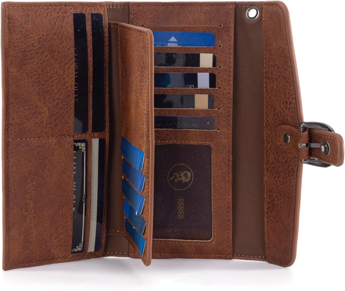 Montana West X Wrangler Womens Wallet Western Wristlet for Women Large Rfid Wallet With Detachable Credit Card Holder