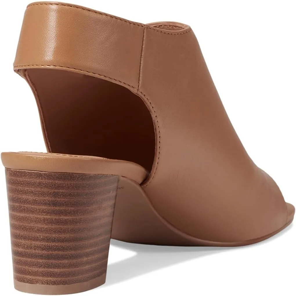 MOOMMO Women Chunky Block Heel Booties Sandals Open Square Toe Cutout Ankle Boots Backless 2" Stacked Mid Heels Matte Sandal Bootie Dress Peep Toe Heeled Sandals Hook & Loop Vintage Comfort 4-11 M US