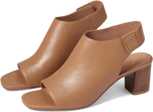 MOOMMO Women Chunky Block Heel Booties Sandals Open Square Toe Cutout Ankle Boots Backless 2" Stacked Mid Heels Matte Sandal Bootie Dress Peep Toe Heeled Sandals Hook & Loop Vintage Comfort 4-11 M US
