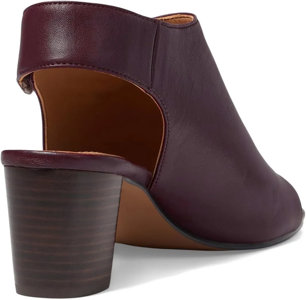 MOOMMO Women Chunky Block Heel Booties Sandals Open Square Toe Cutout Ankle Boots Backless 2" Stacked Mid Heels Matte Sandal Bootie Dress Peep Toe Heeled Sandals Hook & Loop Vintage Comfort 4-11 M US