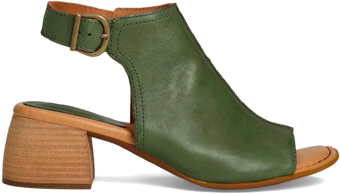 MOOMMO Women Chunky Stacked Heel Booties Sandals Suede Open Square Toe Cutout Ankle Boots Backless Mid Block Heels Slingback Sandals Buckle Ankle Strap Matte Peep Toe Summer Shoes Dressy 4-11 M US
