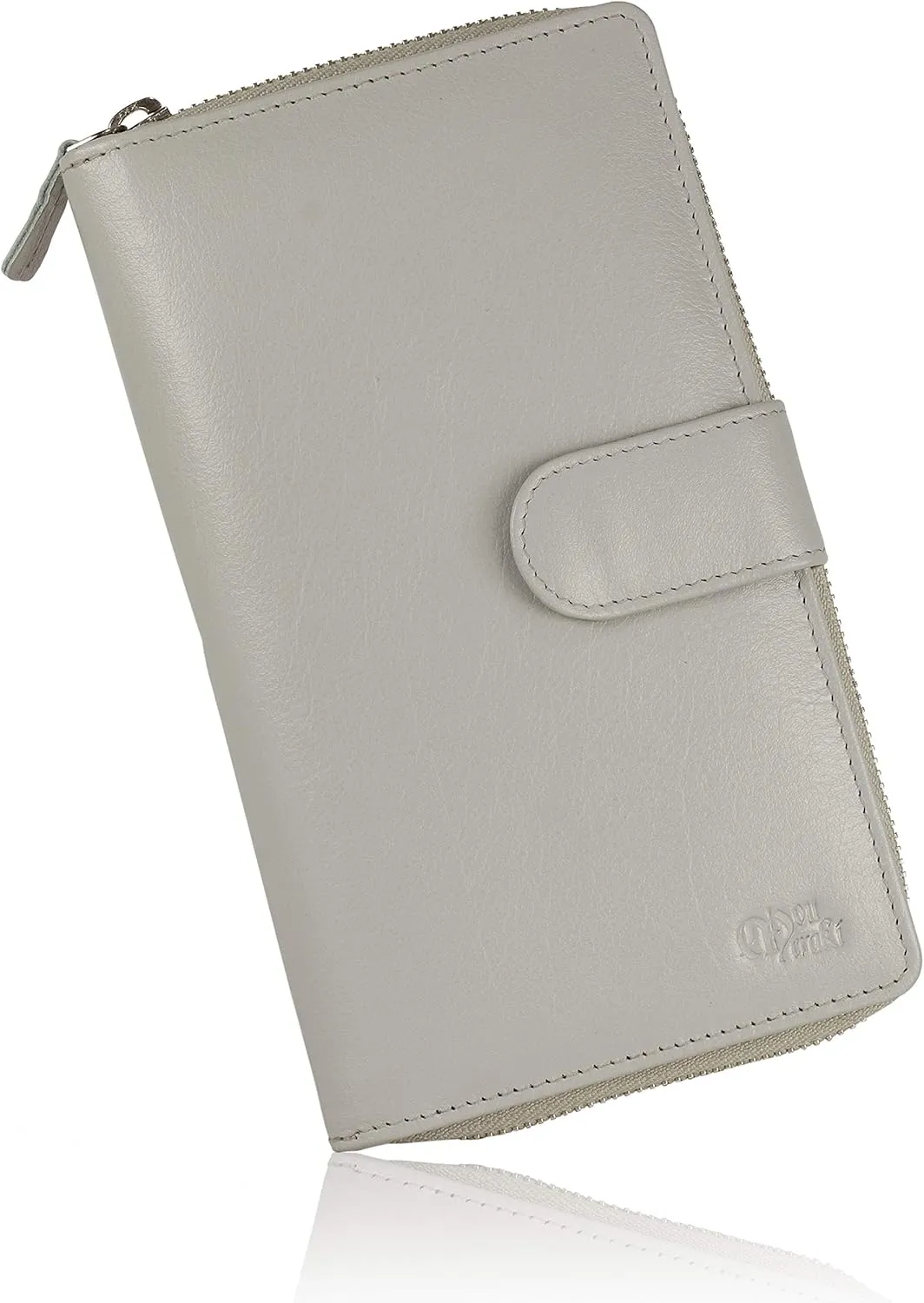 Mou Meraki Big Fat RFID Blocking Leather Organizer Checkbook Wallets For Women - Clutch
