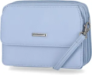 Mundi On The Move RFID Leather Crossbody Wallet For Women With Phone Pocket