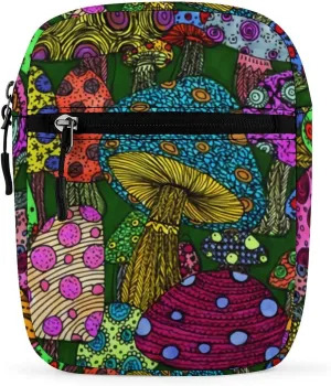 Mush Rooms Crossbody Bag Small Shoulder Bag Waterproof, Lightweight And Convenient