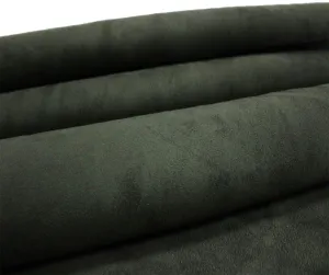 Mybecca Microsuede Fabric 58/60" Width Fabric by The Yard Color: Charcoal (1 Yard, 36"x58") (Precut into 1 Yard Pieces by Prime)