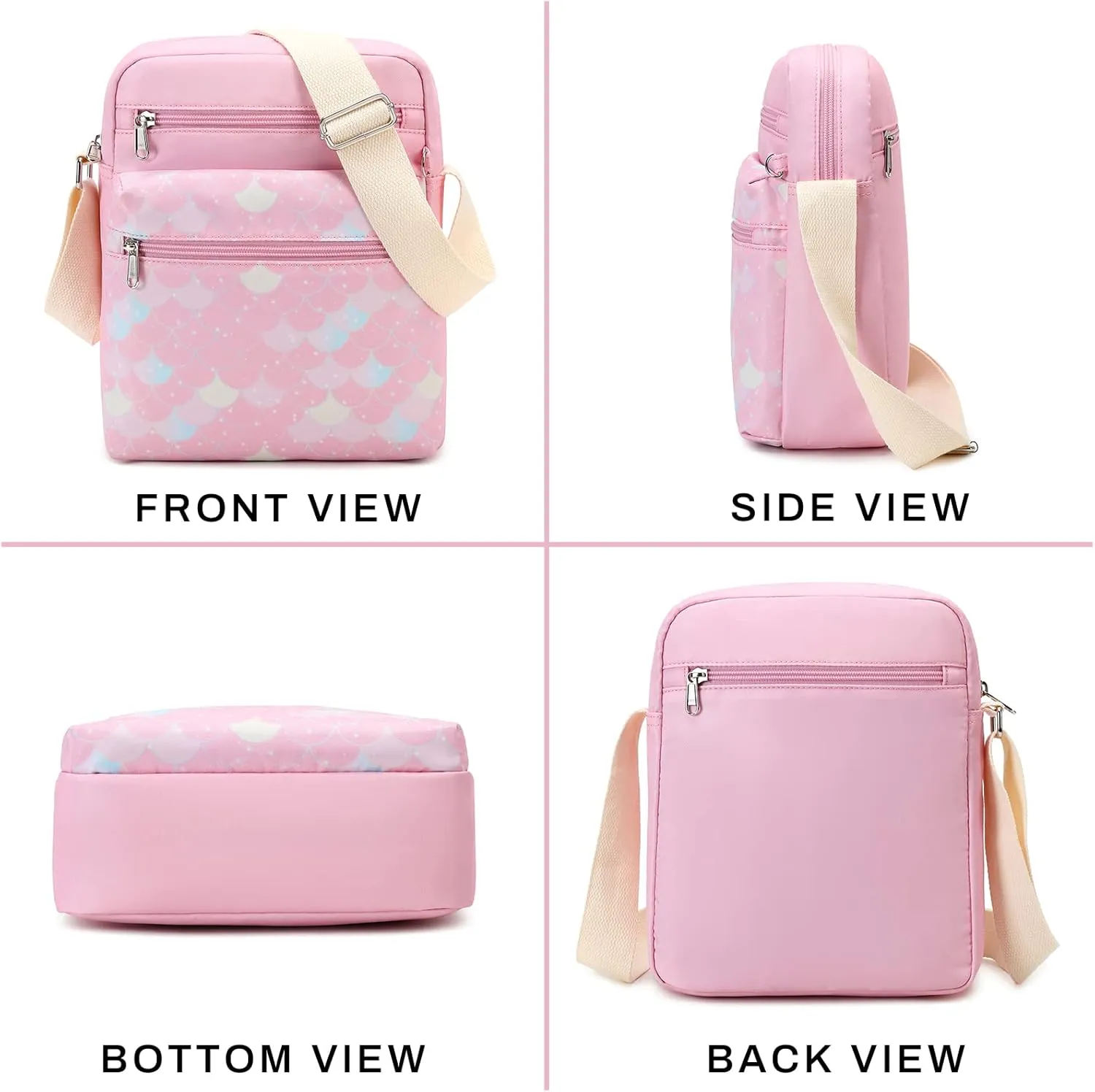 Mygreen Small Crossbody Purse Set for Teen Girls Small Messenger Bags for Kids 9-10 Gifts